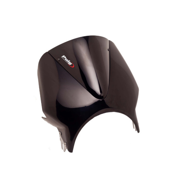 Puig Black Fairing With Vision Screen Black